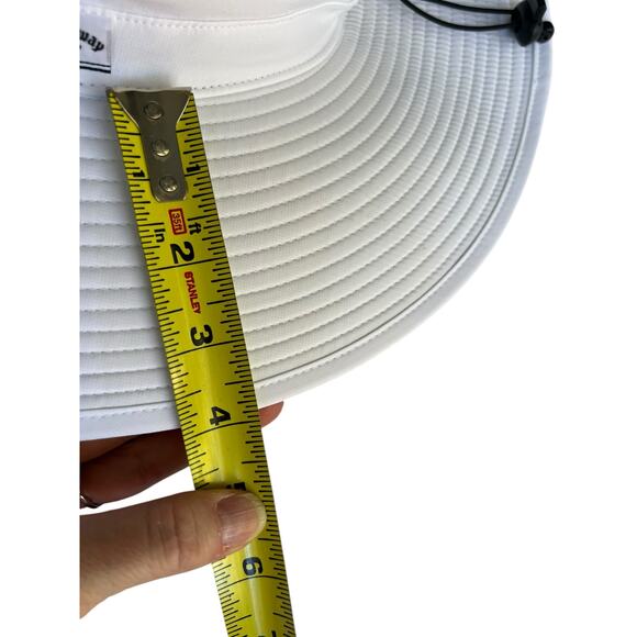 Callaway Elements Big Spring Golf Club Sun Hat White 4” Brim Size L - Picture 7 of 9